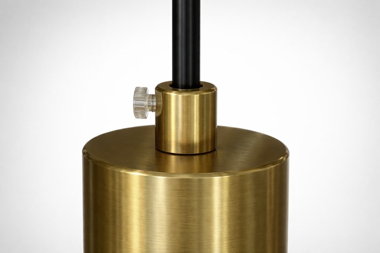 Lampa Wisząca FABIO K-5871 Czarny/Złoty/Biały