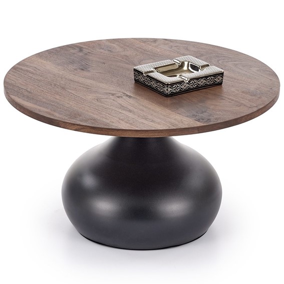 Ława TIMOR fi70 Orzechowy/Czarny