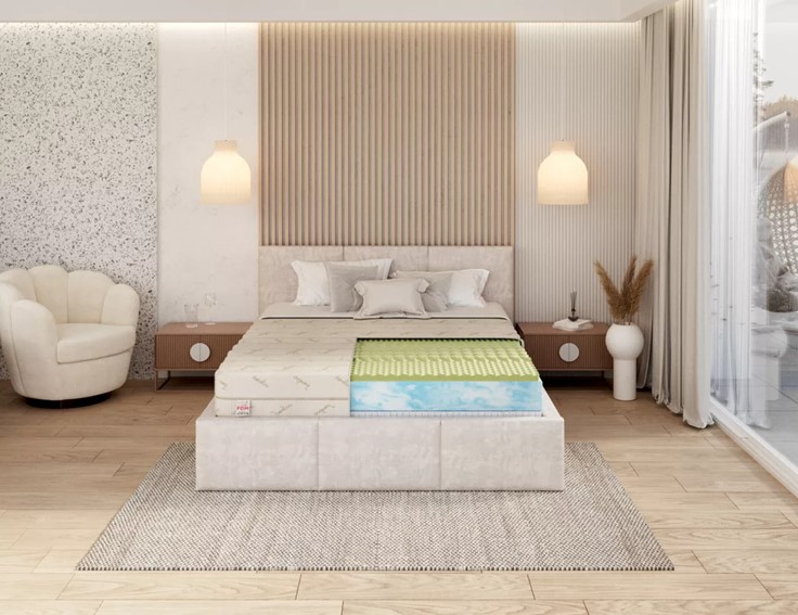 Materac MARINA 180x200 Bamboo