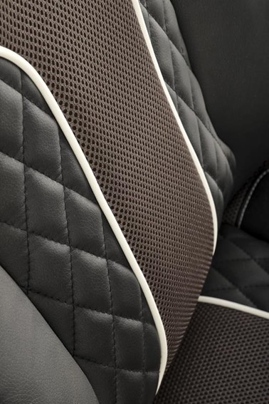 Fotel Gabinetowy HAMLET Czarny/Popielaty