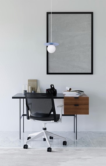 Lampa Wisząca ROBIN K-5445 Niebieski/Biały