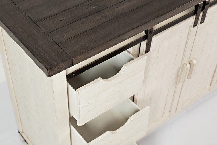 Komoda AVOLA AV1706-35 Biały/Brązowy