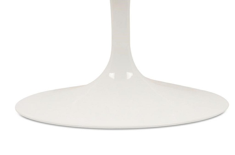 Stół Okrągły TULIP ELLIPSE MARBLE fi200 Marmur/Biały