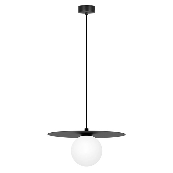 Lampa Wisząca ROBIN K-5436 Biały/Czarny