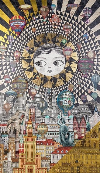 Obraz WARSAW GIRL 110x174cm