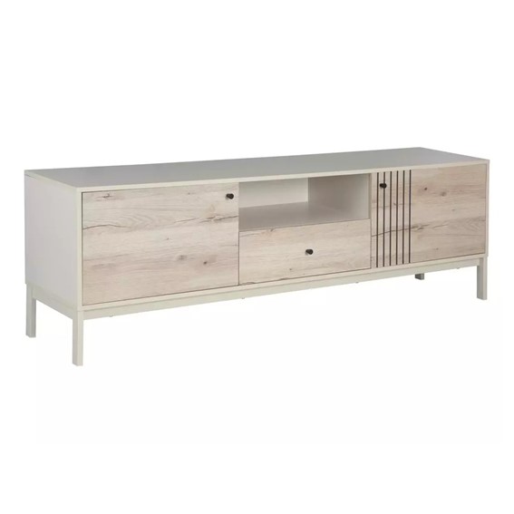 Szafka RTV FROST RTV1 Biały/Dąb Alpejski