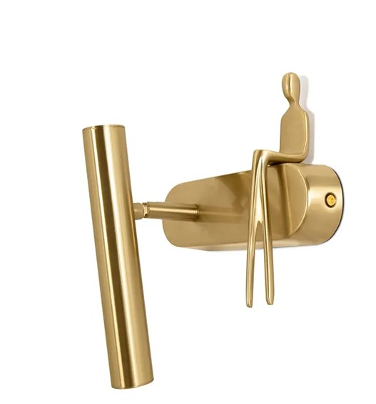 Lampa Ścienna BOY TUBE L Złoty