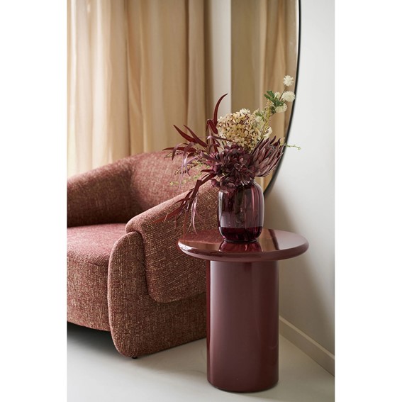 Stolik Kawowy OTAGO fi45 Bordowy