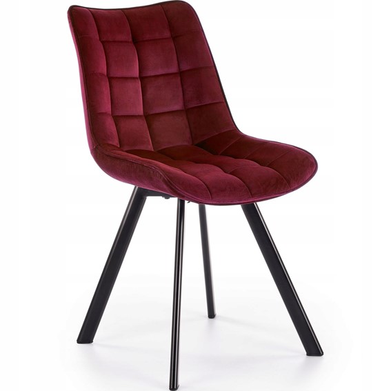 Krzesło K332 Czarny/Bordo