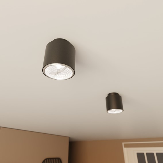 Lampa Sufitowa NANO 1 Czarny