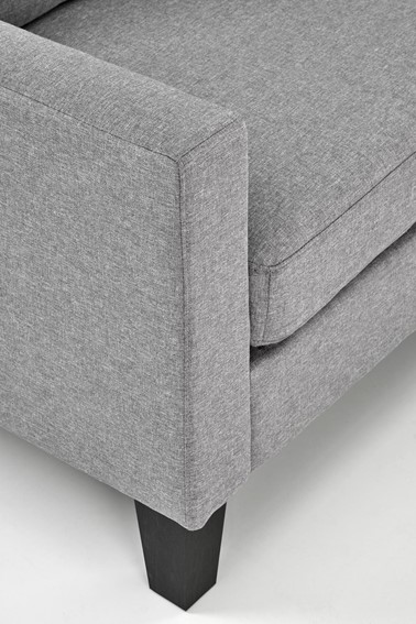 Sofa z Podnóżkiem GERSON Popielaty
