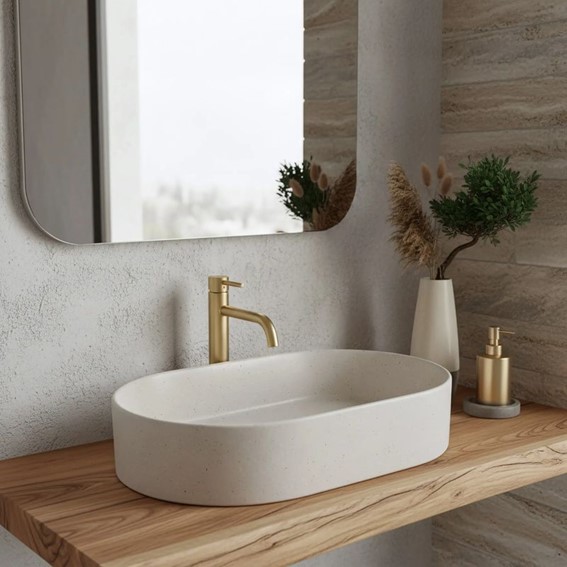 Umywalka Nablatowa NADIA 60 Beżowy