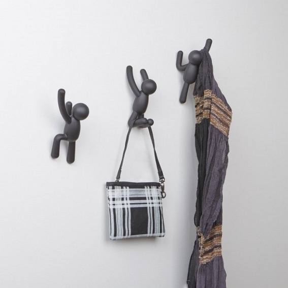 Wieszak na Ubrania BUDDY Czarny