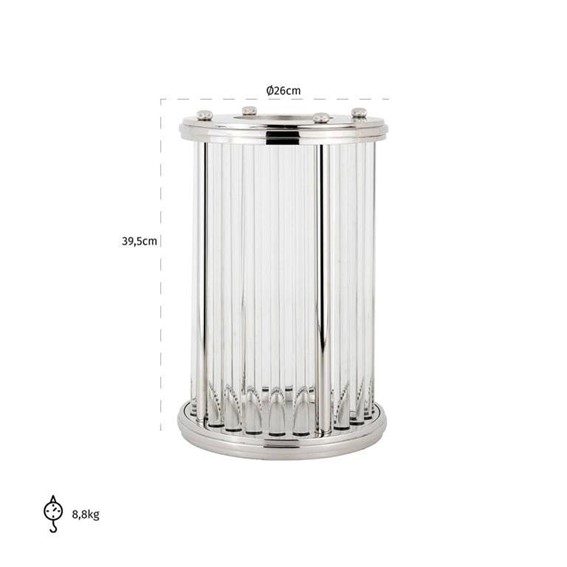 Świecznik EADEN Srebrny