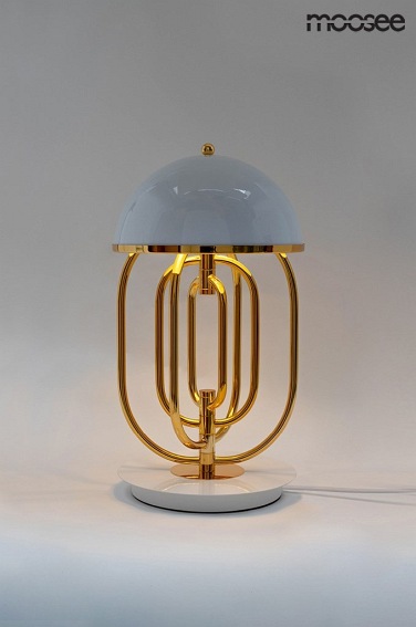 Lampa Stołowa BOTTEGA Złoty/Biały