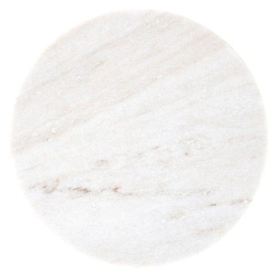 Stolik LUCIANO Fi27,5cm Biały