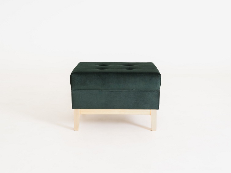 Puf By-Tom 64x64x44 Avocado/Naturalny