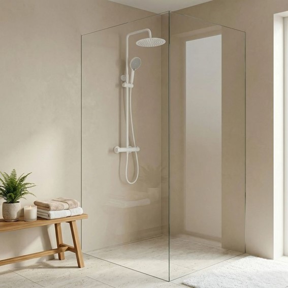 Zestaw Natryskowy z Termostatem LUNGO Biały