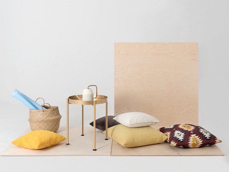 Stół Kawowy Hanna Metal 1F 40x45 Złoty