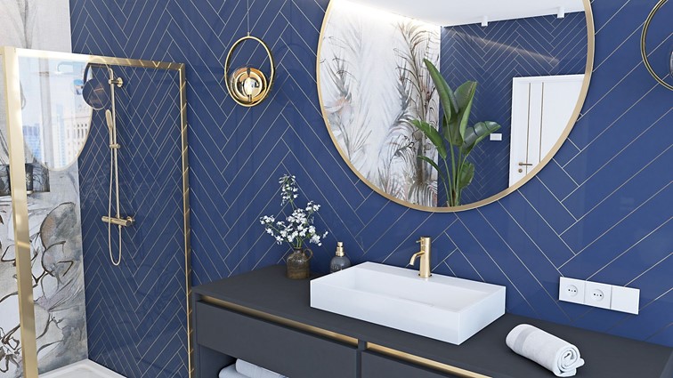 Umywalka Nablatowa Konglomeratowa GOYA 50 Biały