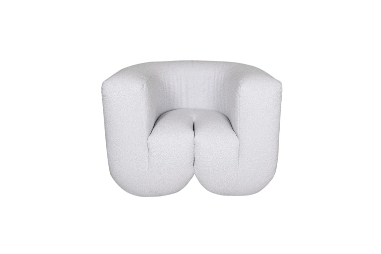 Fotel NUA N88-100-1 Jasnoszary