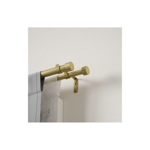 Podwójny Karnisz CAPPA 91-168cm Złoty