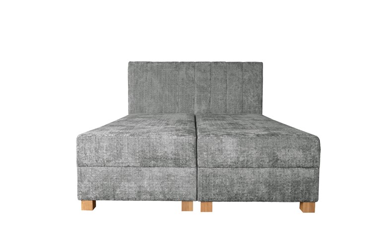 Łóżko LARGO z Pojemnikiem 160x200 cm Popielaty