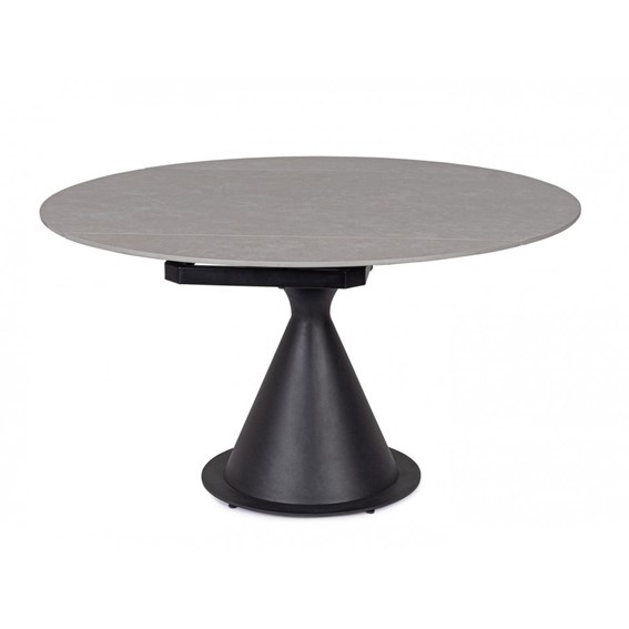 Stół Ogrodowy JONNI Rozkładany 85-135 Czarny