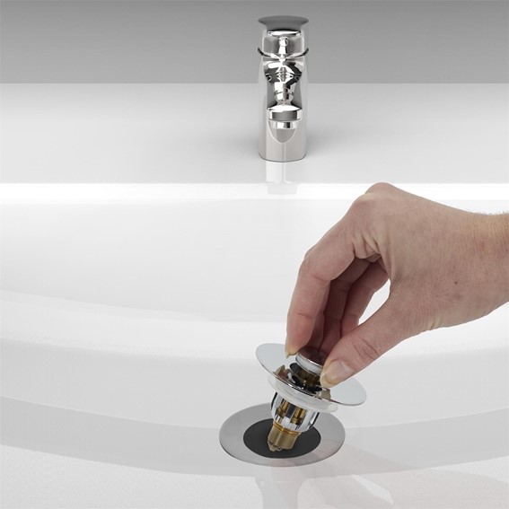 Korek do Zlewu 6cm Chromowany