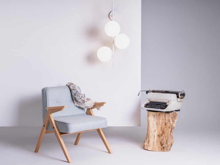 Lampa Ścienna Bobler 1 Connect 40x75 Biały