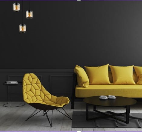 Lampa Wisząca ERICO 3P Czarny/Złoty