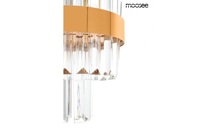 Lampa Wisząca IMPERO Złoty/Transparentny