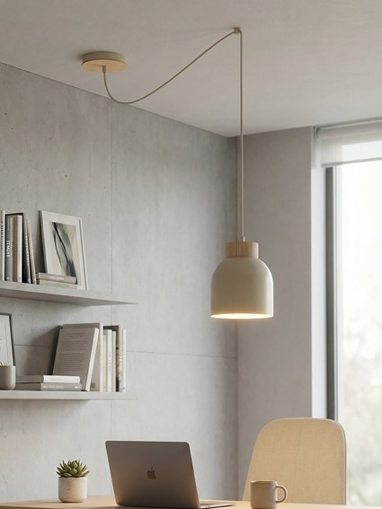 Lampa Wisząca KRU 1 Beżowy