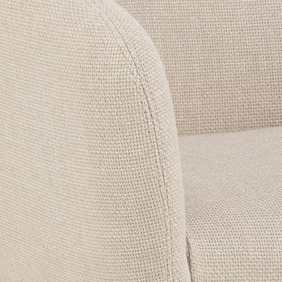 Fotel RAMSEY Obrotowy Beżowy Basel 24