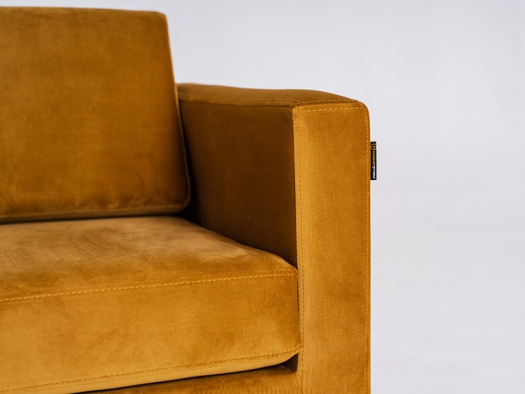 Fotel Vergan 100x88x82 Marakuja/Czarny