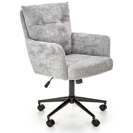 Fotel Obrotowy FLORES Jasny Popiel