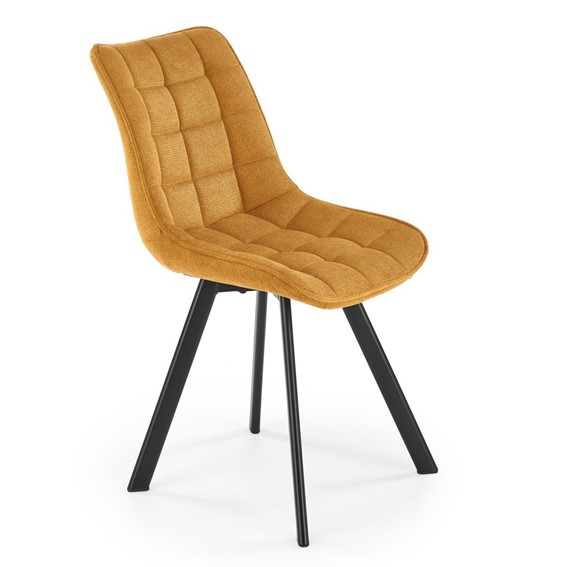Krzesło K549 Musztardowy/Czarny
