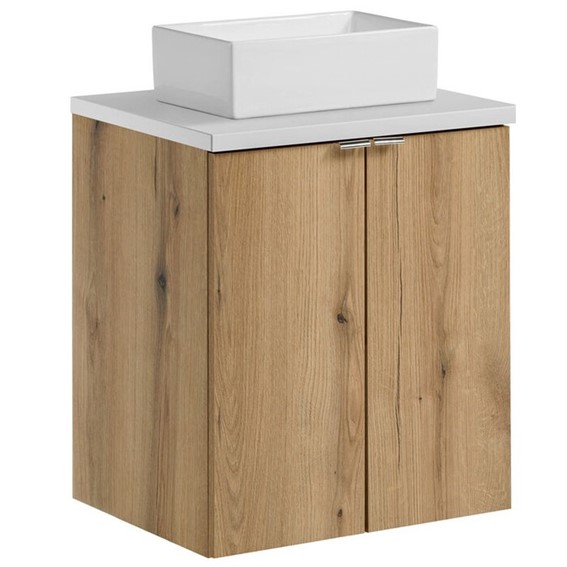 Zestaw Meblowy GAJA 50cm Dąb Coast Evoke/Biały Mat