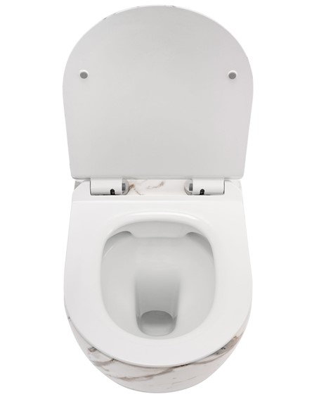 Misa WC CARLOS SLIM LAVA MATT Biały