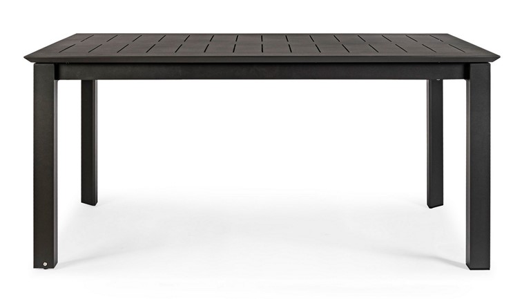 Stół Rozkładany Ogrodowy KONNOR (240-160)x100cm Czarny