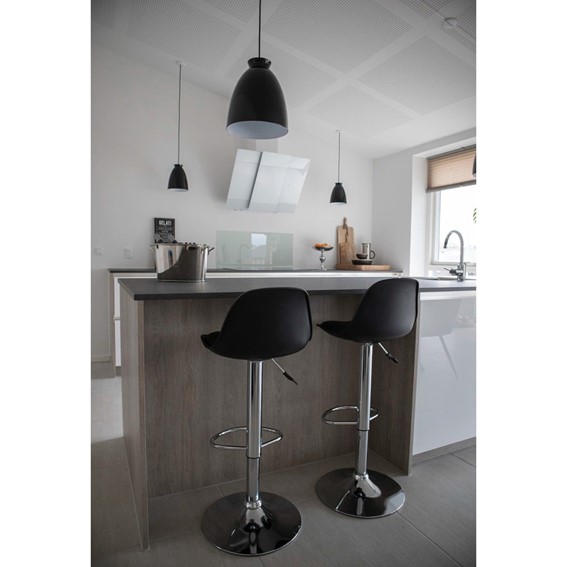 Hoker TRONDHEIM Obrotowy Czarny