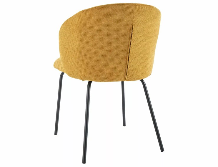 Krzesło KEVIN Vardo 66 Curry/Czarny Mat