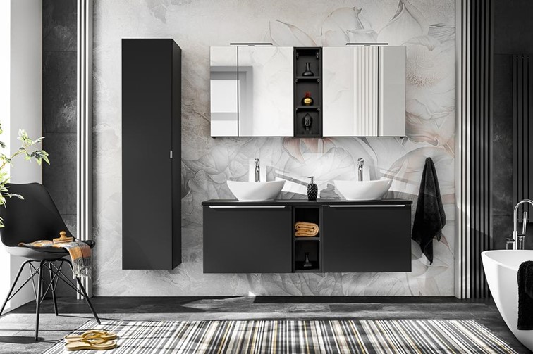 Regał Górny SANTA FE 83-01-A Czarny