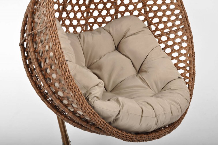 Kosz Wiszący Kokon BALI LUX Brązowy