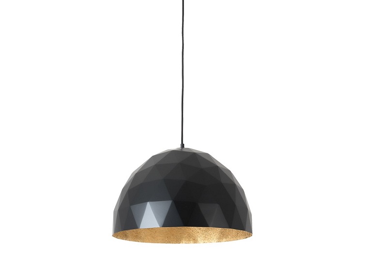Lampa wisząca LEONARD L – złoto-czarny