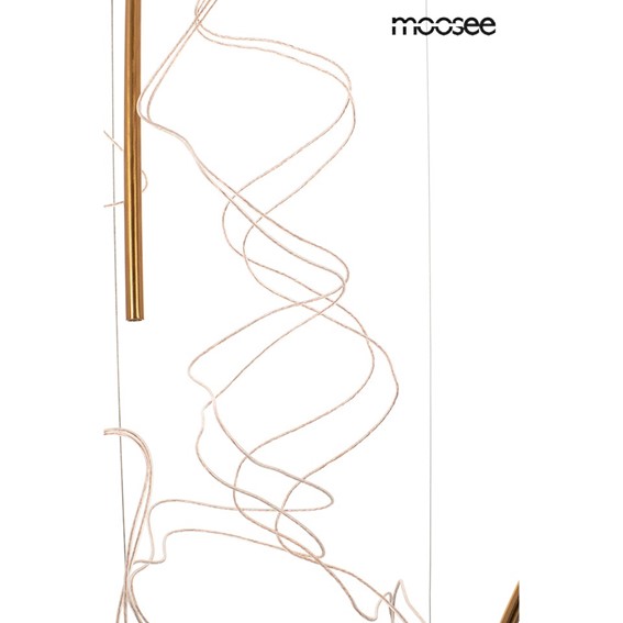 Lampa Wisząca TULIPPE 7 DISC Złoty