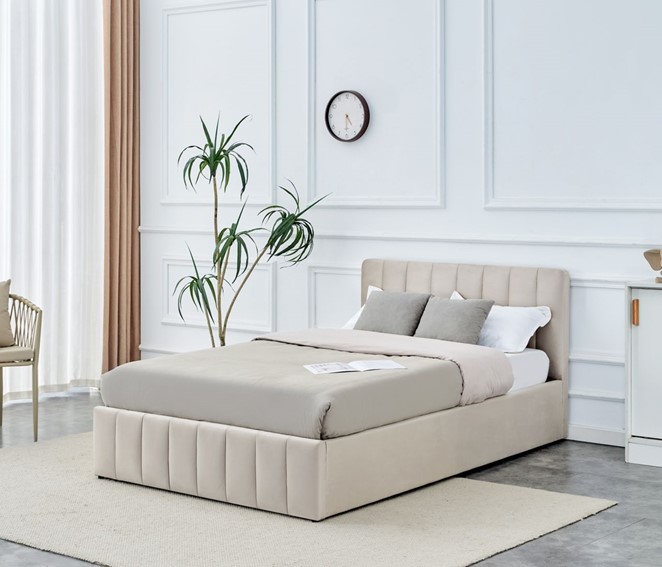 Łóżko Tapicerowane LT3-FX 120x200 Beżowy