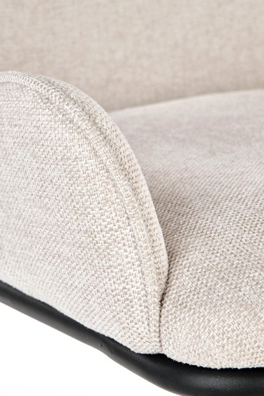 Krzesło K481 Czarny/Beżowy