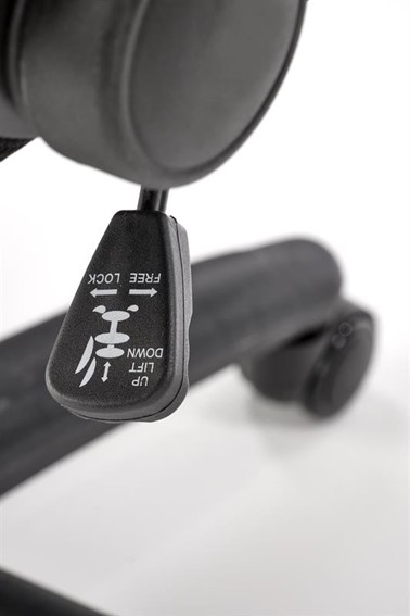 Fotel Gabinetowy BLOOM Czarny/Popielaty