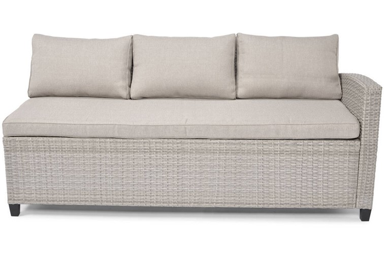 Zestaw Ogrodowy z technorattanu SZTOKHOLM Jasny Szary